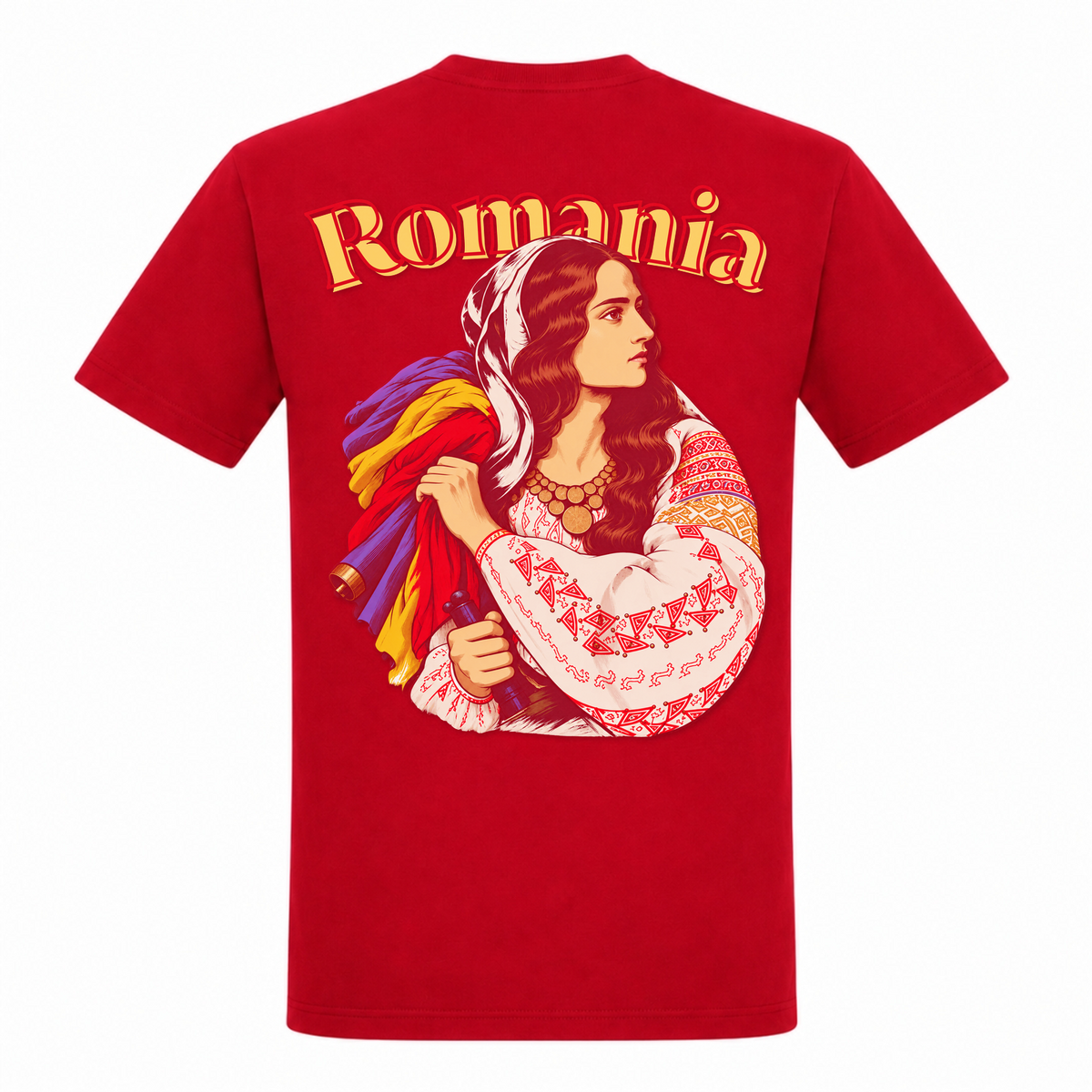 Romania Patriot (Classic T-Shirt) - rot - Rueckseite