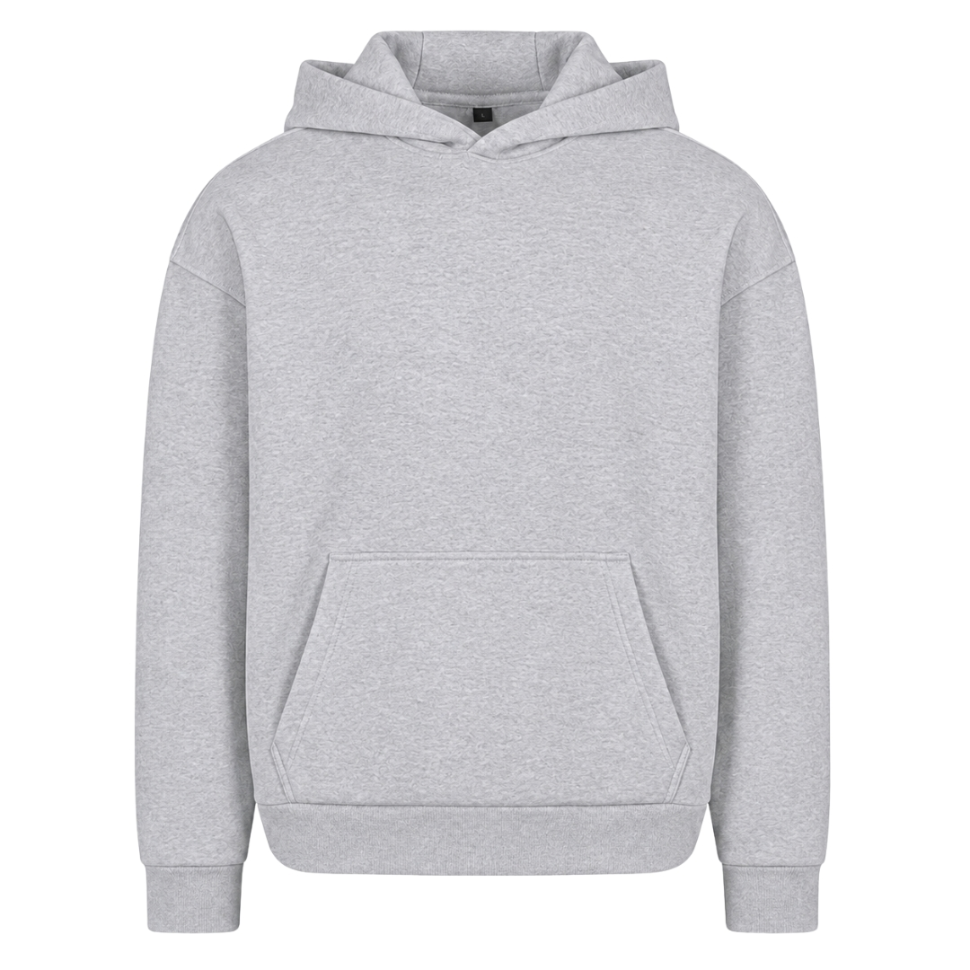 Balkan Club (Oversized Hoodie) - Heather Grey