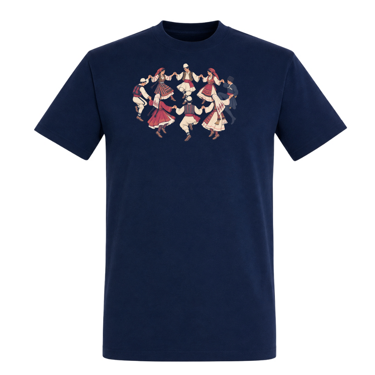 Balkan Folklore (Classic T-Shirt)  - French Navy