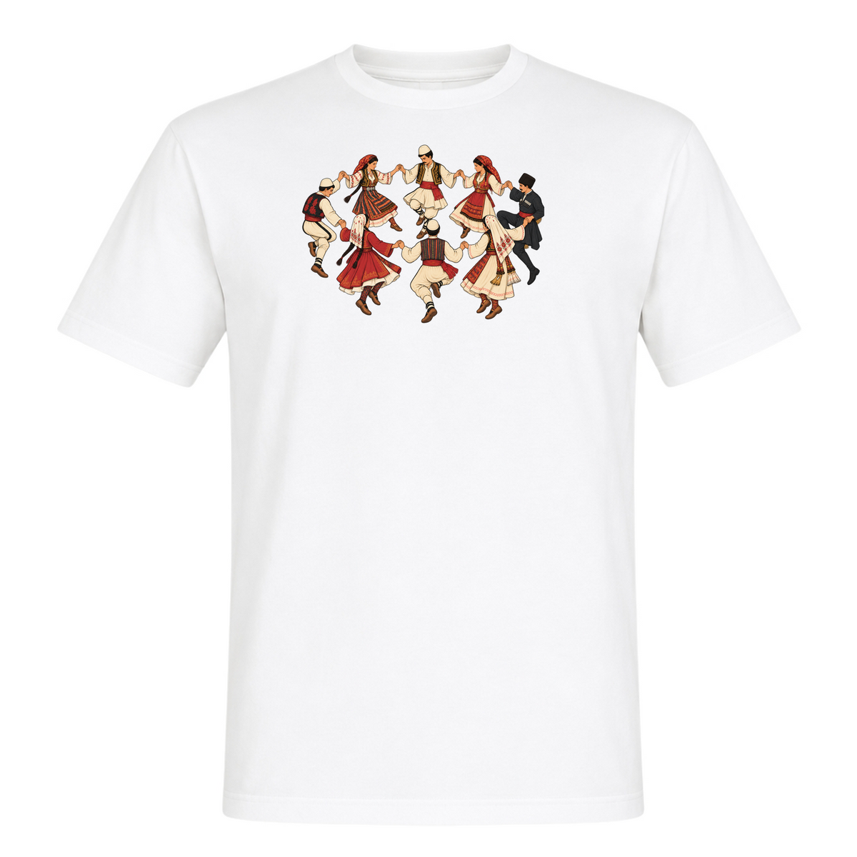 Balkan Folklore (Classic T-Shirt)  - White