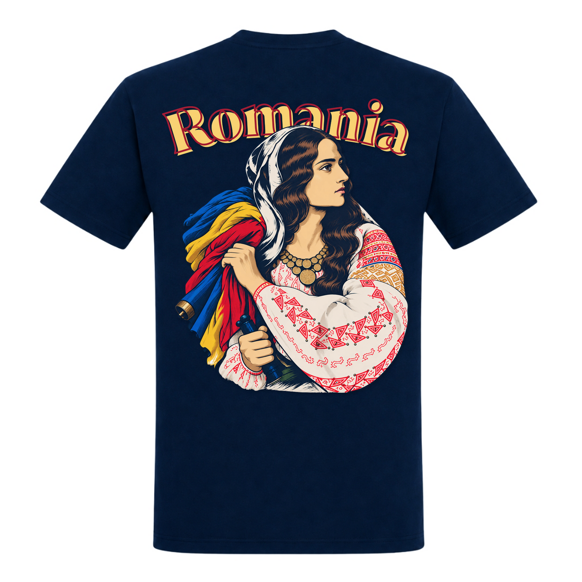 Romania Patriot (Classic T-Shirt) - french navy - Rueckseite