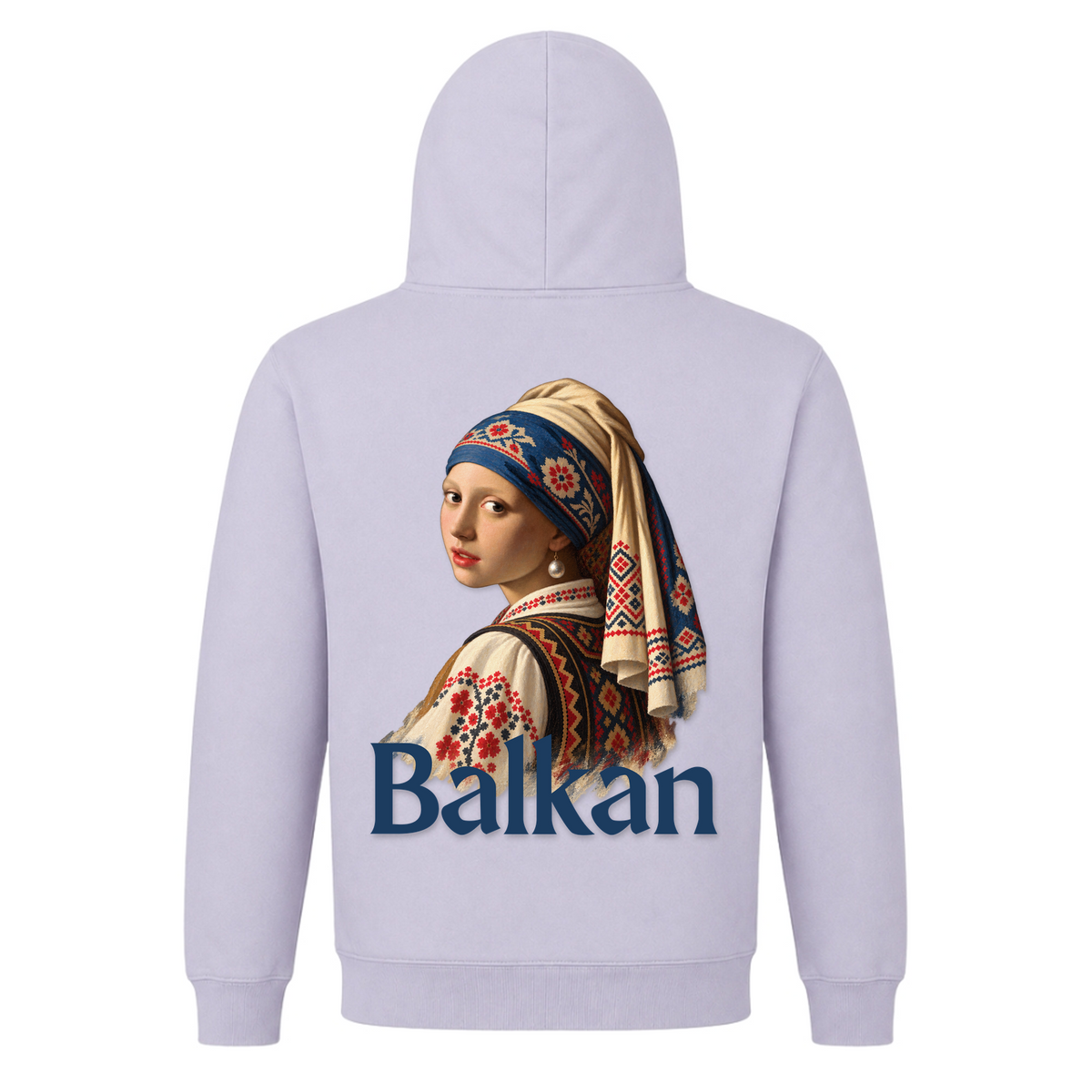 Balkan Girl (Classic Hoodie) - Lilac - Rueckseite