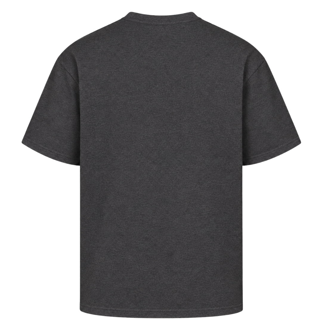 Balkan Folklore (Oversized T-Shirt) - Charcoal (Heather) - Rueckseite