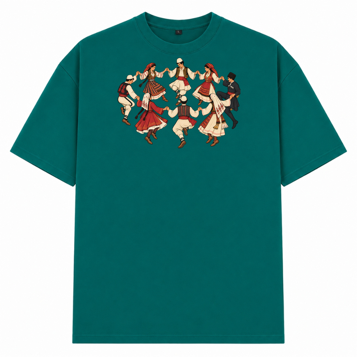 Balkan Folklore (Oversized T-Shirt) - Green