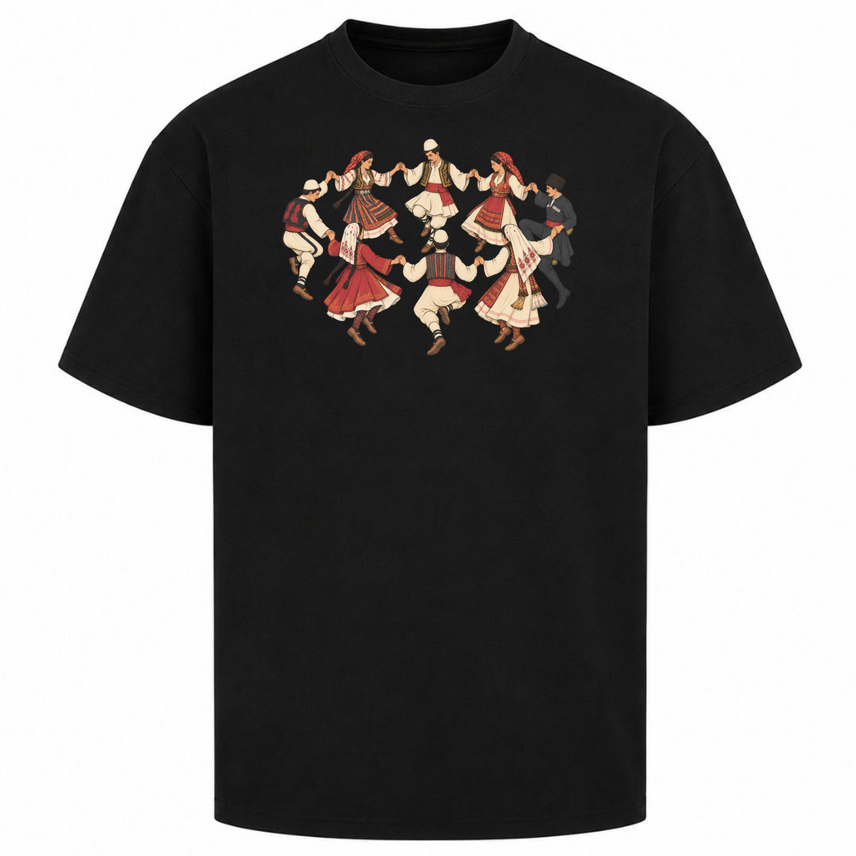 Balkan Folklore (Oversized T-Shirt) - Schwarz