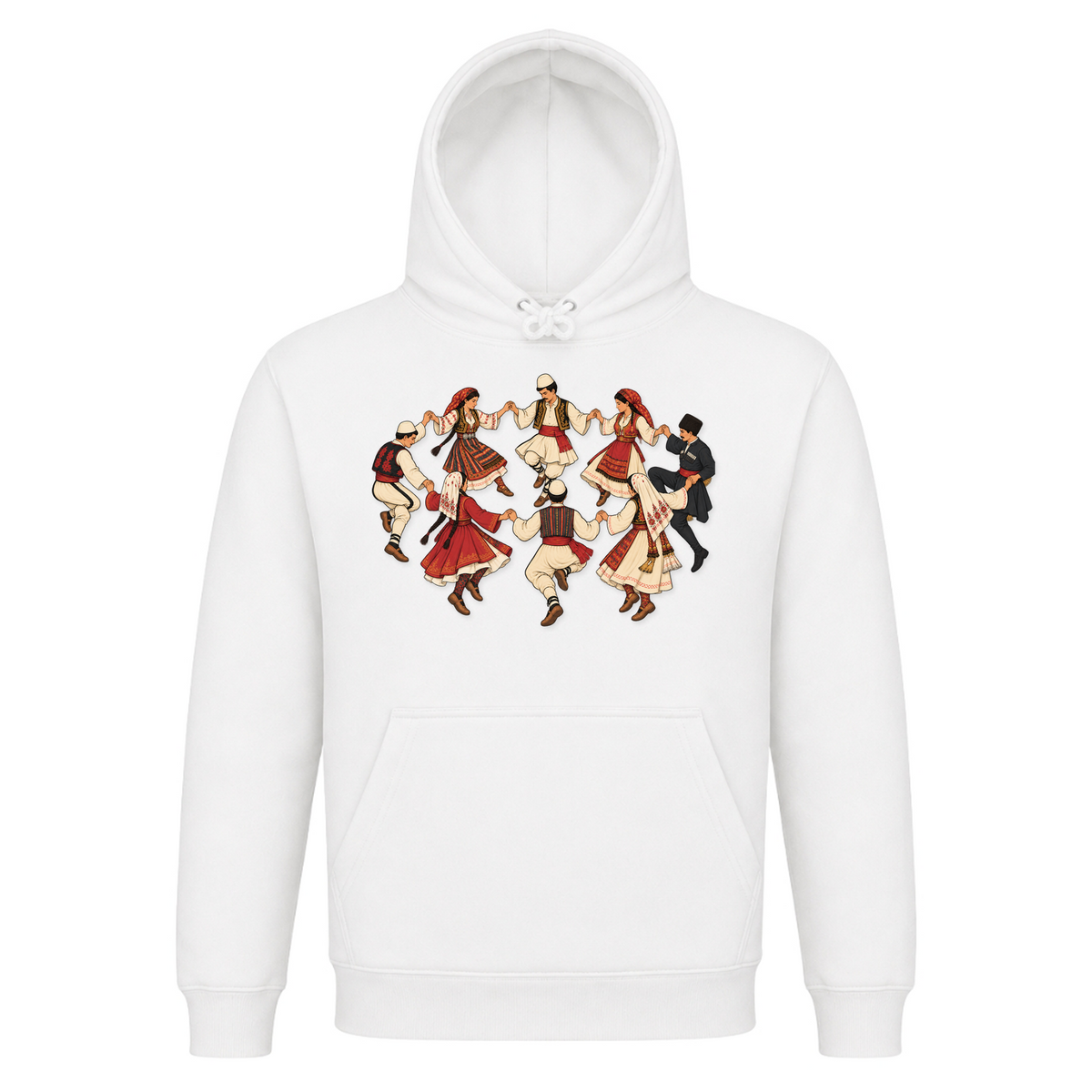 Balkan Folklore (Classic Hoodie) - White