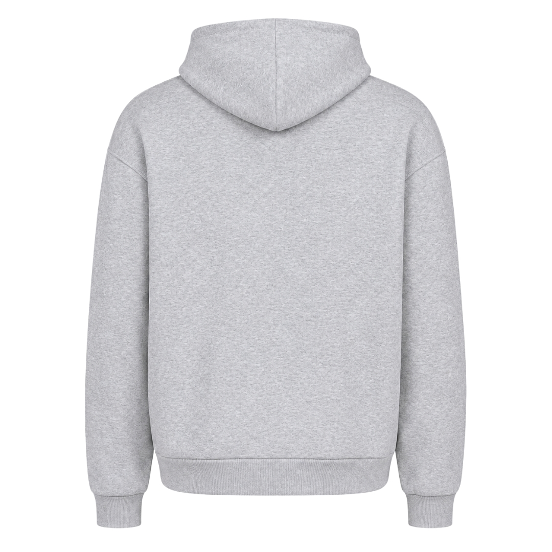 Balkan Folklore (Oversized Hoodie) - Heather Grey - Rueckseite