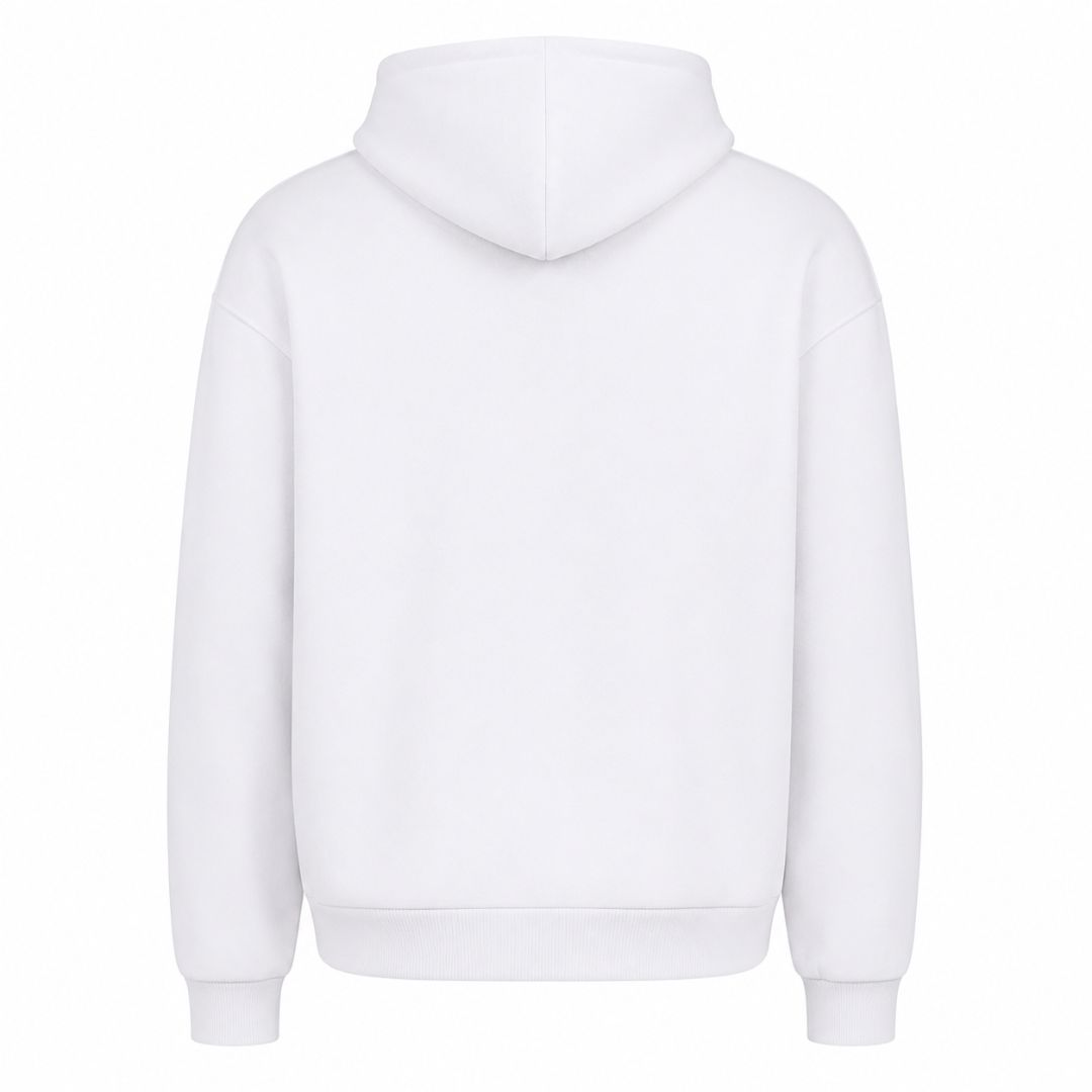 Balkan Folklore (Oversized Hoodie) - Weiß - Rueckseite